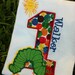 Very Hungry Caterpillar applique and embroidery birthday shirt