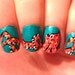 Octopus' Garden fake nails nail art