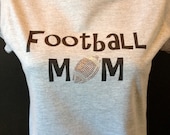 Football Mom Bling Shirt