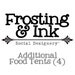 Additional Customized Food Tents (4) - Printable