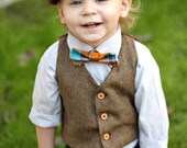 Ready to Ship - Toddler Vest - Boys Vest - Ring Bearer - Baby boy photo prop - photo prop - Spring - four tiny cousins - ring bearer vest