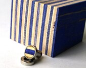 Skateboard Plugs - Blue and Maple -  Made in Canada
