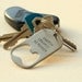 Set of 5 - GROOMSMEN GIFTS Personalized Bottle Opener Keychains