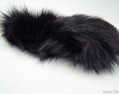 Russian Fur Scraps DARK BROWN Fox Tail BR93 Arctic Store Arktika Russia