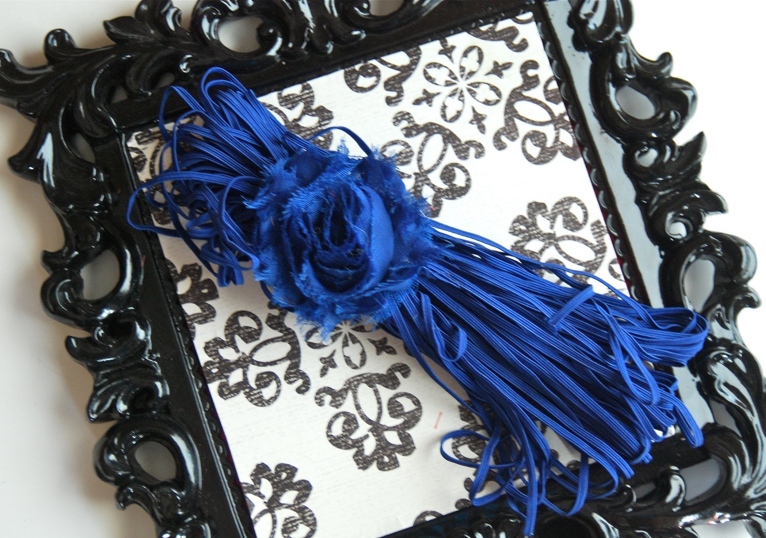 SALE - 5 Yards Royal Skinny Elastic - 1/8"