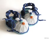 Baby summer sandals, crochet, size 0-3M - MiaPiccina