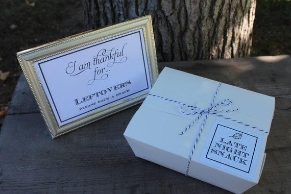 Pack A Snack Kits- Take Out Boxes with Labels Il_570xn
