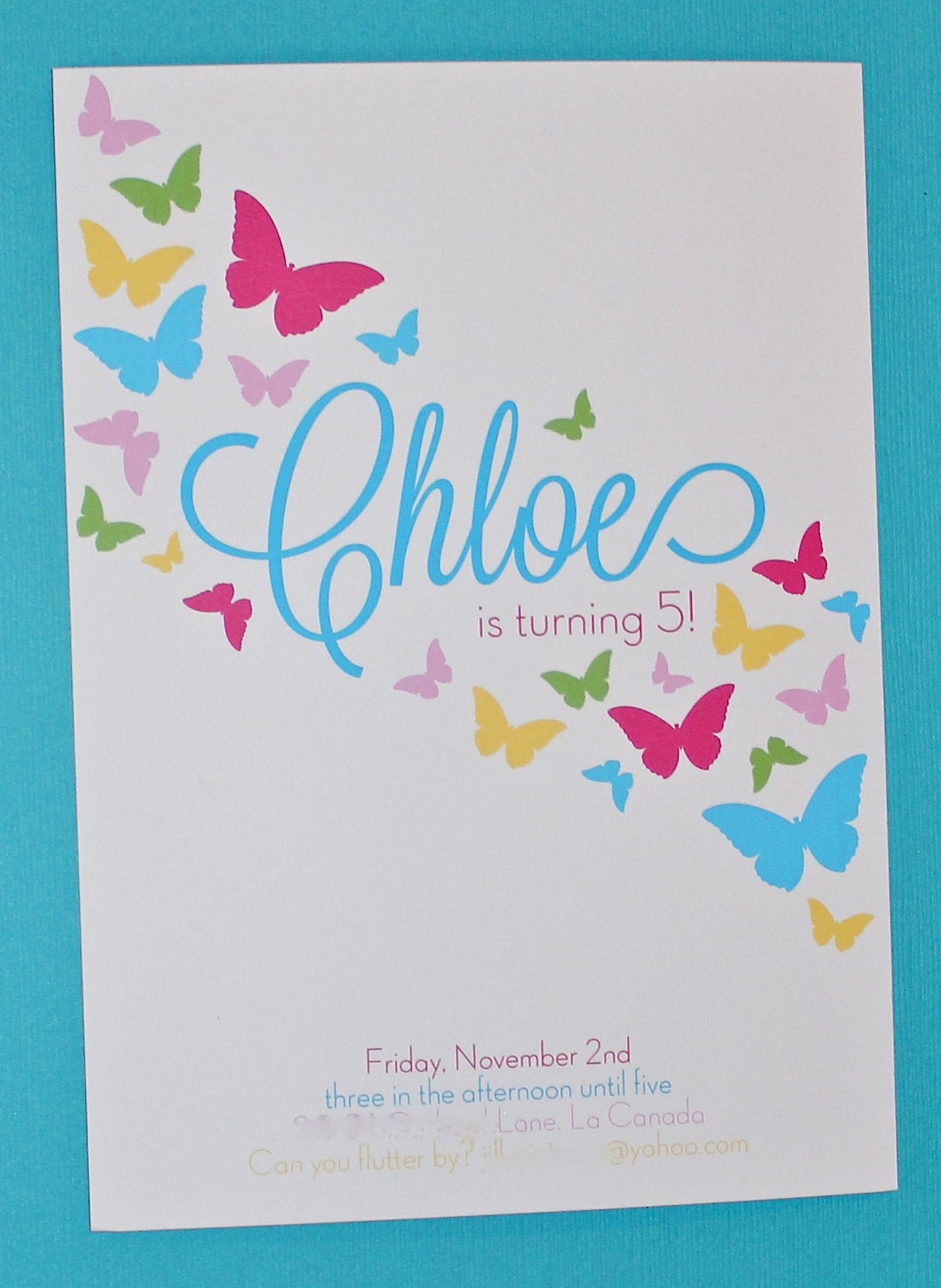 Printable Invitations- Butterfly Party by Bloom Il_570xn