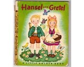 Hansel and Gretel Vintage 1943 Little Golden Book 17 I Edition 9th Printing