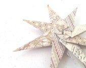 Origami Star Decoration - Origami Wedding Decoration - Hanging Paper Wedding Decoration - Party Decoration