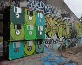 Greens floppy disk bag sometimes it is easy to be green