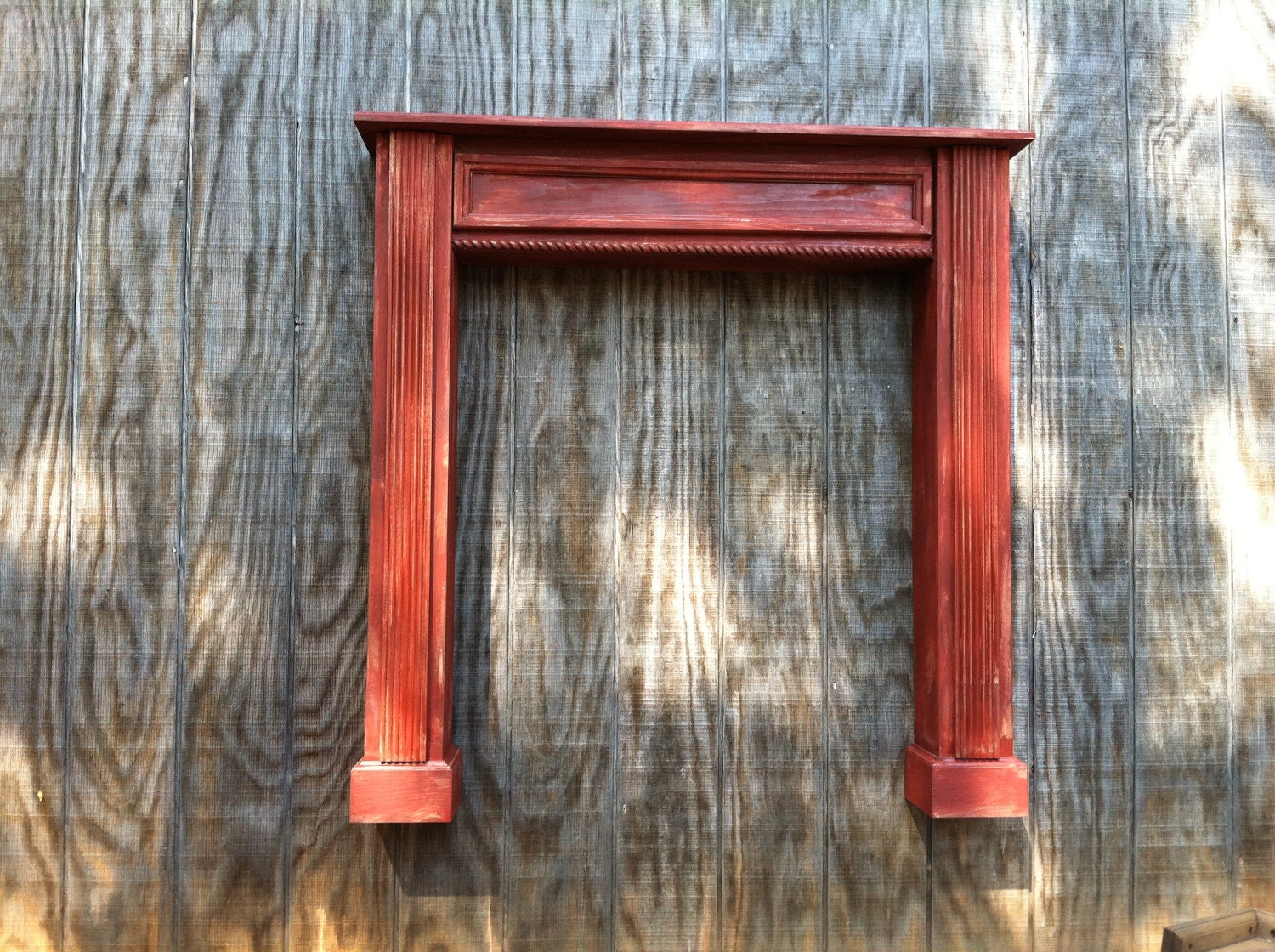 Rustic Fireplace mantel shelf 48in .