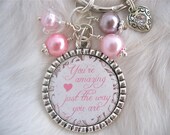 MOM Gift Your Amazing Inspirational Quote Mother of the BRIDE Boyfriend Girlfriend necklace Keychain Jewelry Bottle cap Grandma Wedding