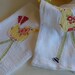 Kitchen Towel  Flour Sack Long Legged Chicks Set of 2