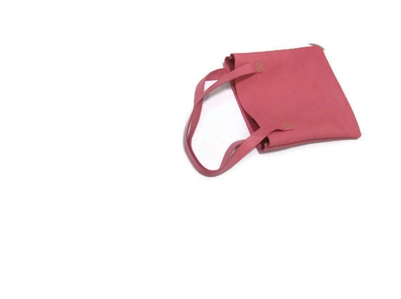 Pink leather Small Shopper