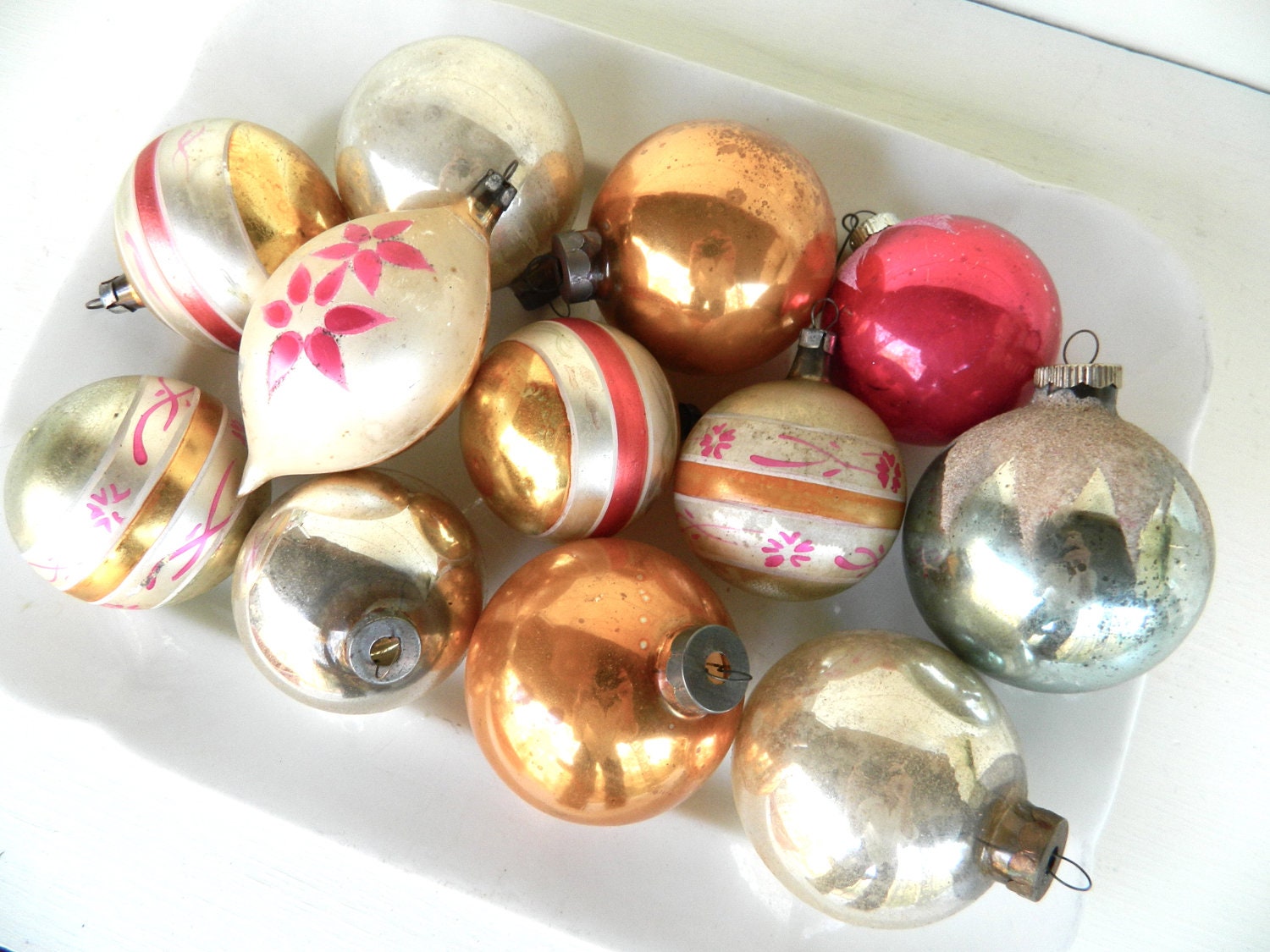 Vintage Glass Christmas Ornaments