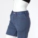 80s Vintage Shorts Denim Pattern Red Stitching Small Medium