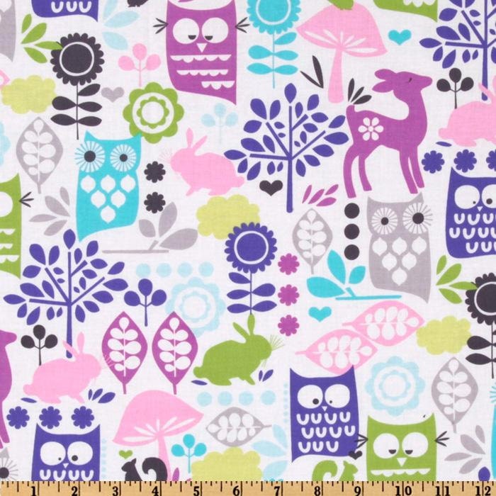Michael Miller Fabric Forest Animal