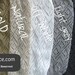 The Lacey Lou - Off White Open-work Leg Warmers with knit lace trim & buttons - Legwarmers boot socks (item no. 3-16)