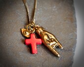 Triple Threat protective symbol Necklace