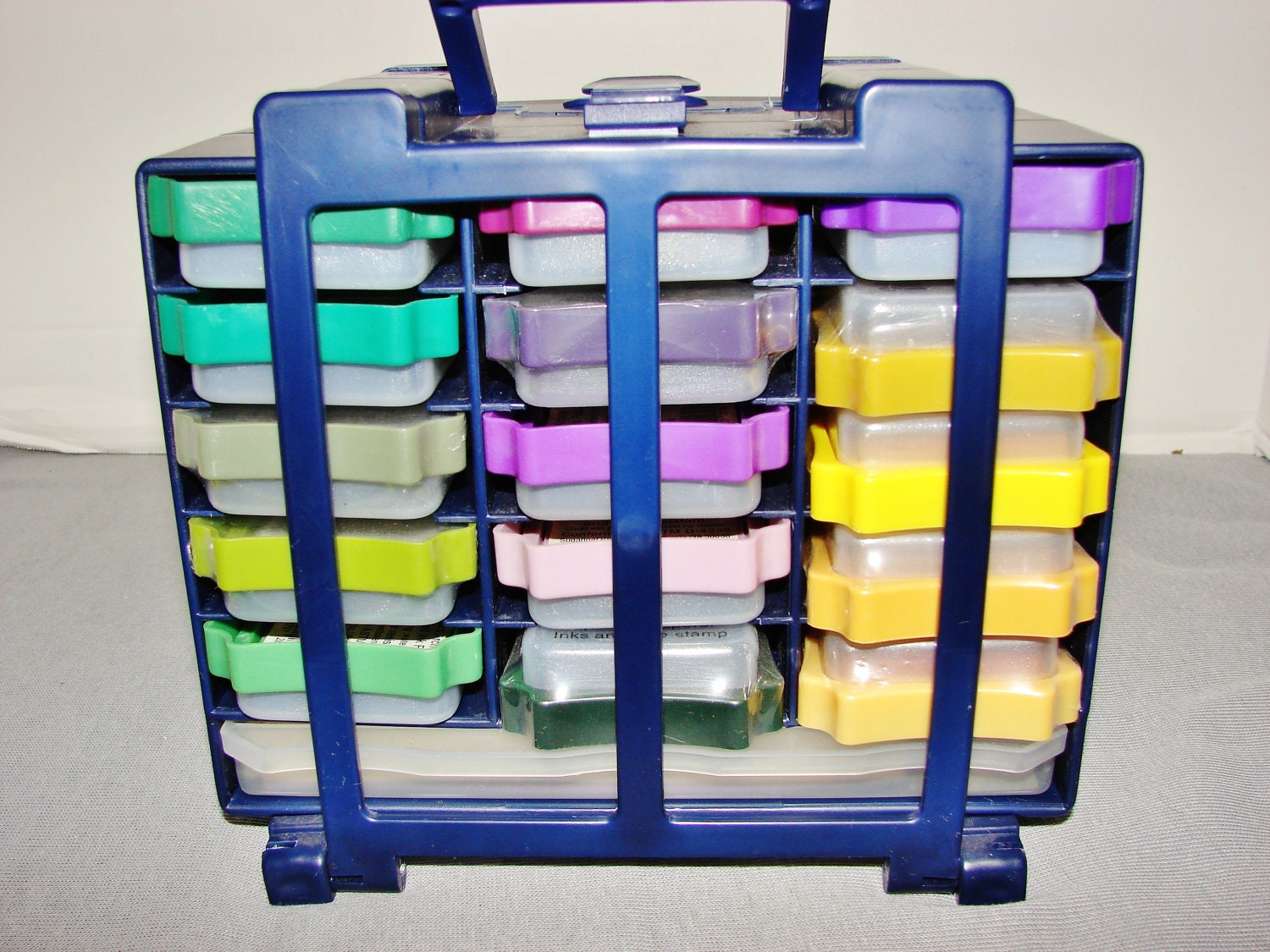 Set Of Whisper Ink Pads Carrier and Dye by ReuseRecycleRethink
