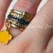 Hogwarts Houses - stacking rings inspired by the Harry Potter books