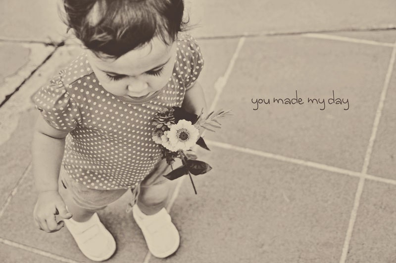 you made my day (b&w)
