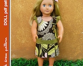 NEW Morgan Doll Dress - PDF Pattern - Doll Size 18 inch