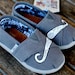 Ash Grey TINY Mustache TOMS