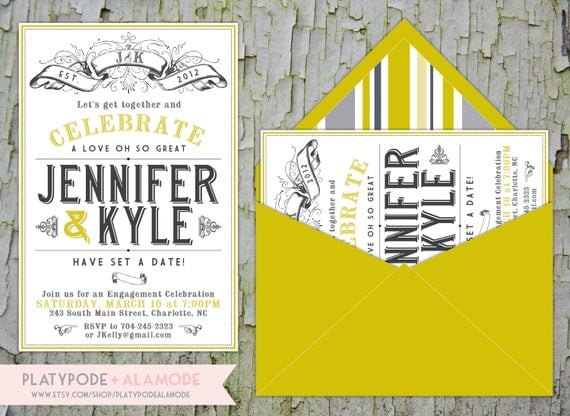 Engagement Party Invitations