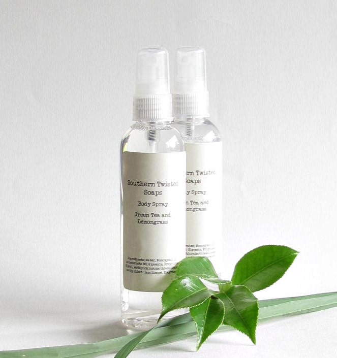 Green Tea and Lemongrass Body Spray