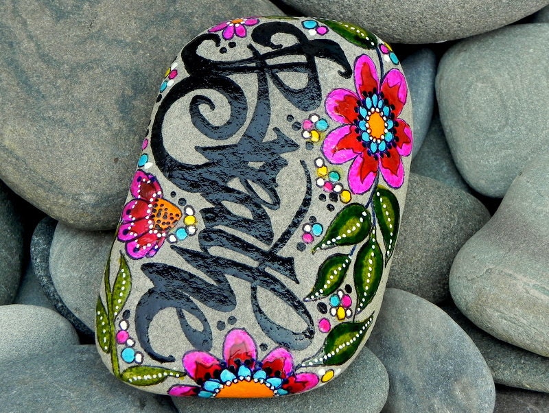 Breathe.../ Painted Stone / Sandi Pike Foundas / Cape Cod