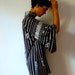 Vtg Mod Printed Floral Striped Kimono Sleeved Mini Dress