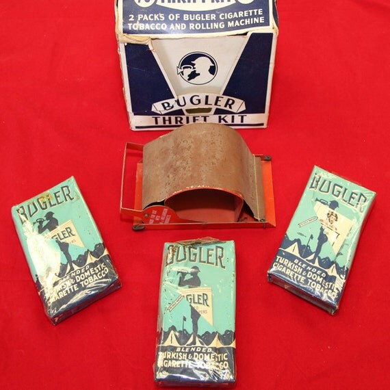 1940's Thrift Kit Cigarette Rolling Machine by VintageGeneralStore