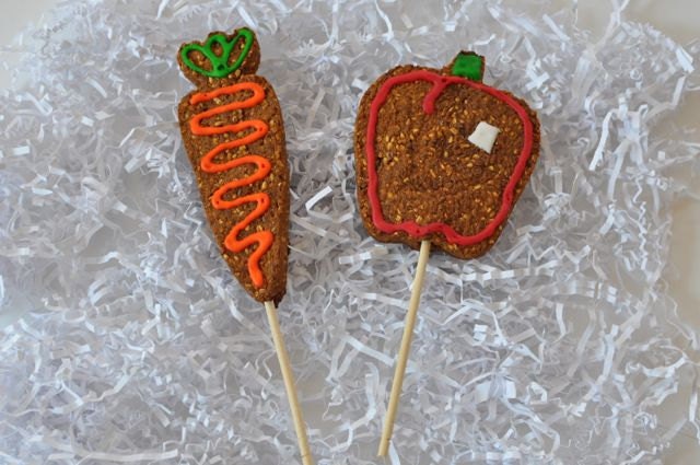 Local NJ Pick Up Apple and Carrot Shaped Horse Treats On a Stick