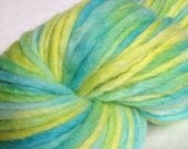 Handpainted bulky yarn, chunky wool in "Summer in a Bottle"