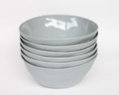 organic breakfast bowl - porcelain (concrete colour)