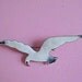 Art Deco Seagull Enamel Bird Brooch 1930s Vintage Jewelry Great Gatsby