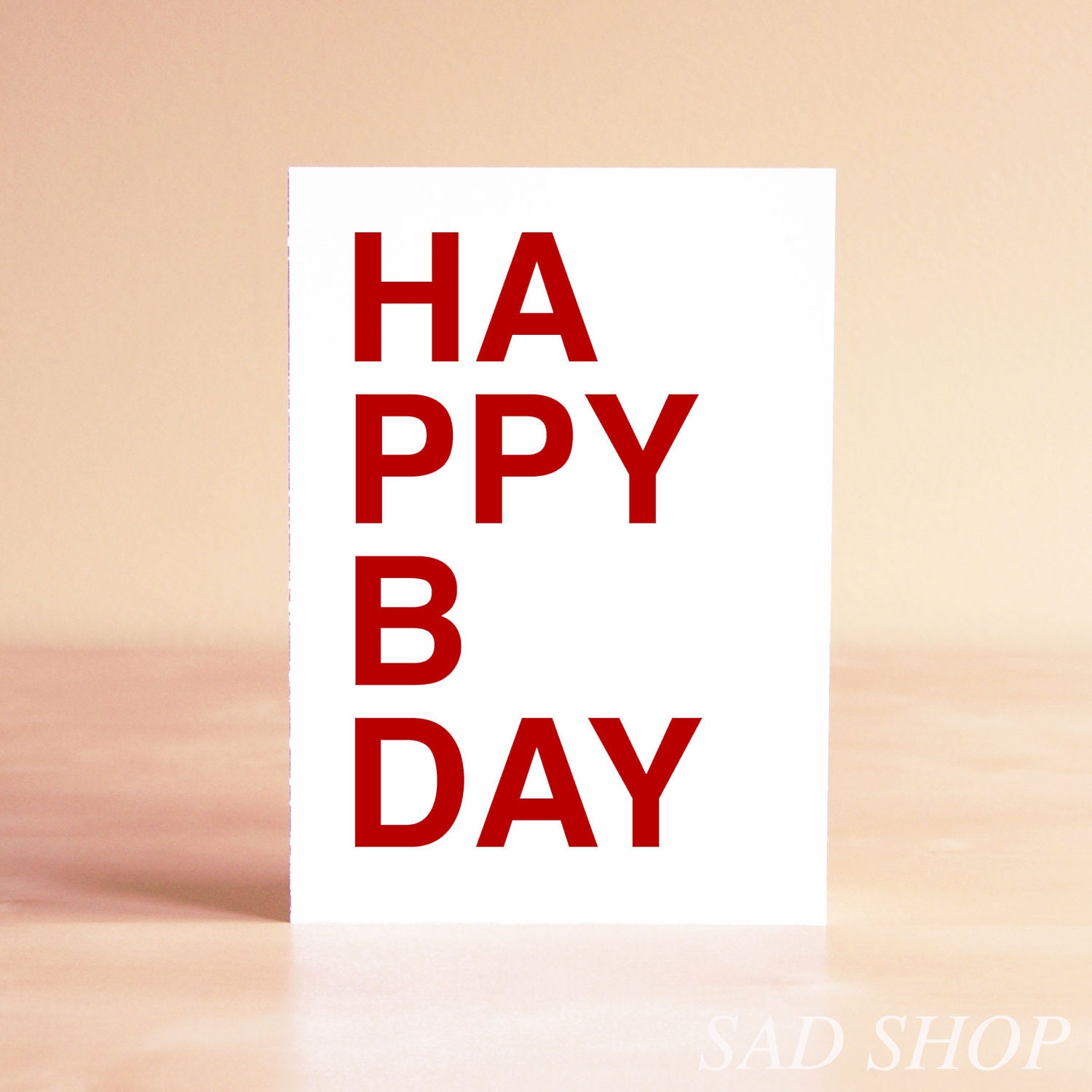 Birthday Card - Happy Birthday Card - Bday Card - Best Friend Birthday Card - HAPPY BDAY