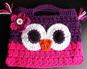 Crochet Owl Purse