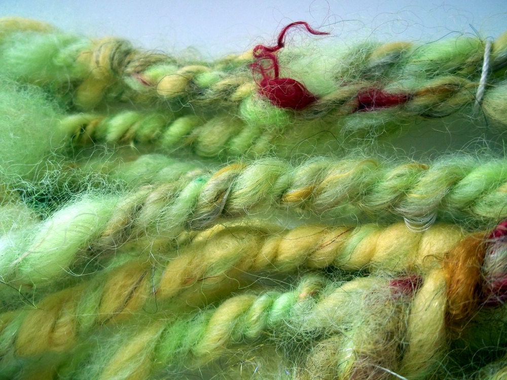 St. John's Wort - Handspun Cingulum -  Ritual Cord - Handfasting - Cord Magic - Joy and Happiness - Lariat Accessory