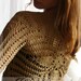 Shrug Bolero . ELEGANT   blouse,    crochet handmade