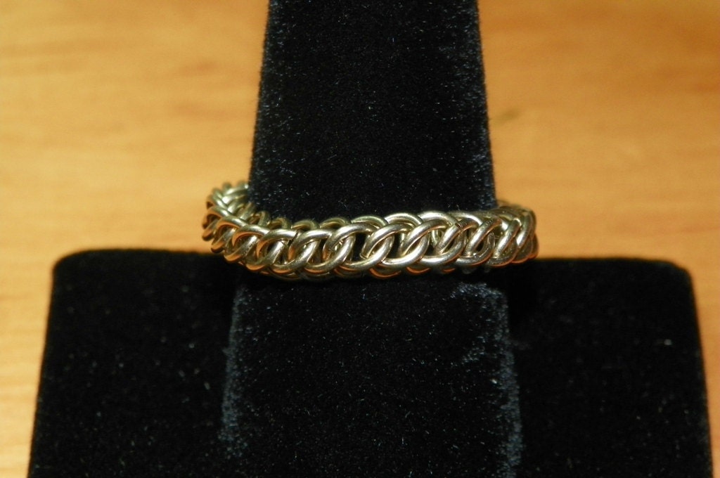 White Gold Half Persian 3-1 Ring