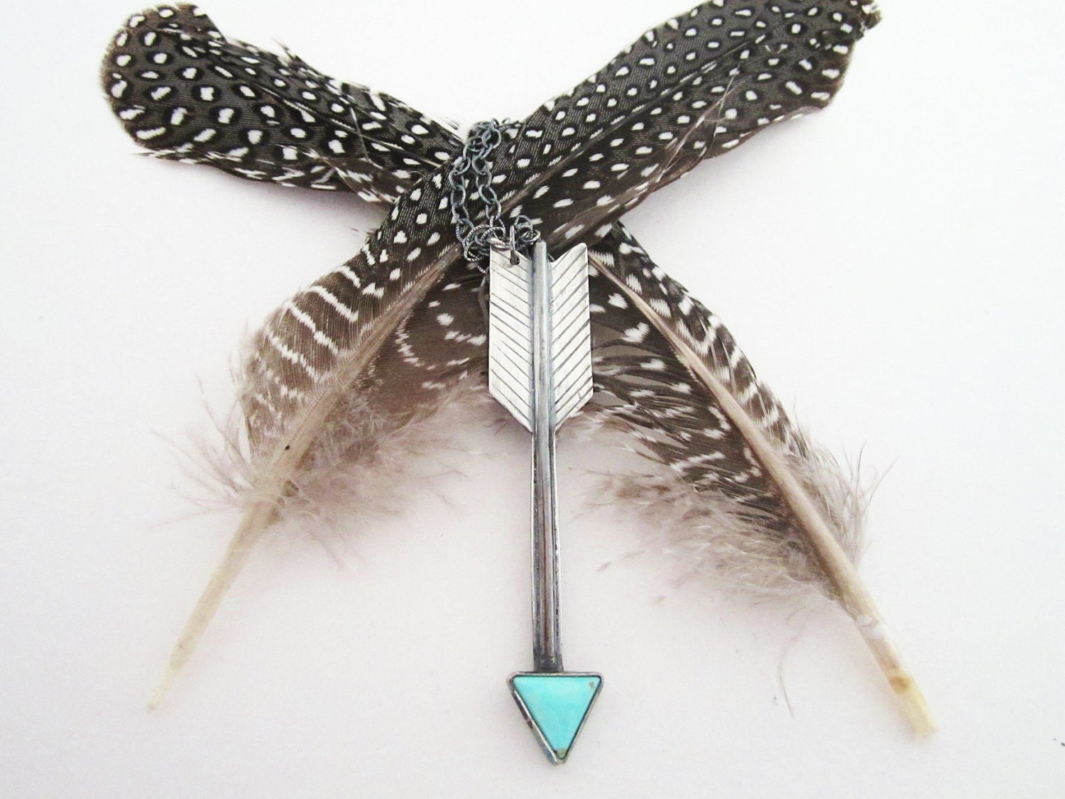 Turquoise Arrow Necklace