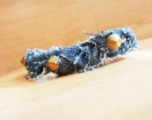 Denim Stud Bracelet