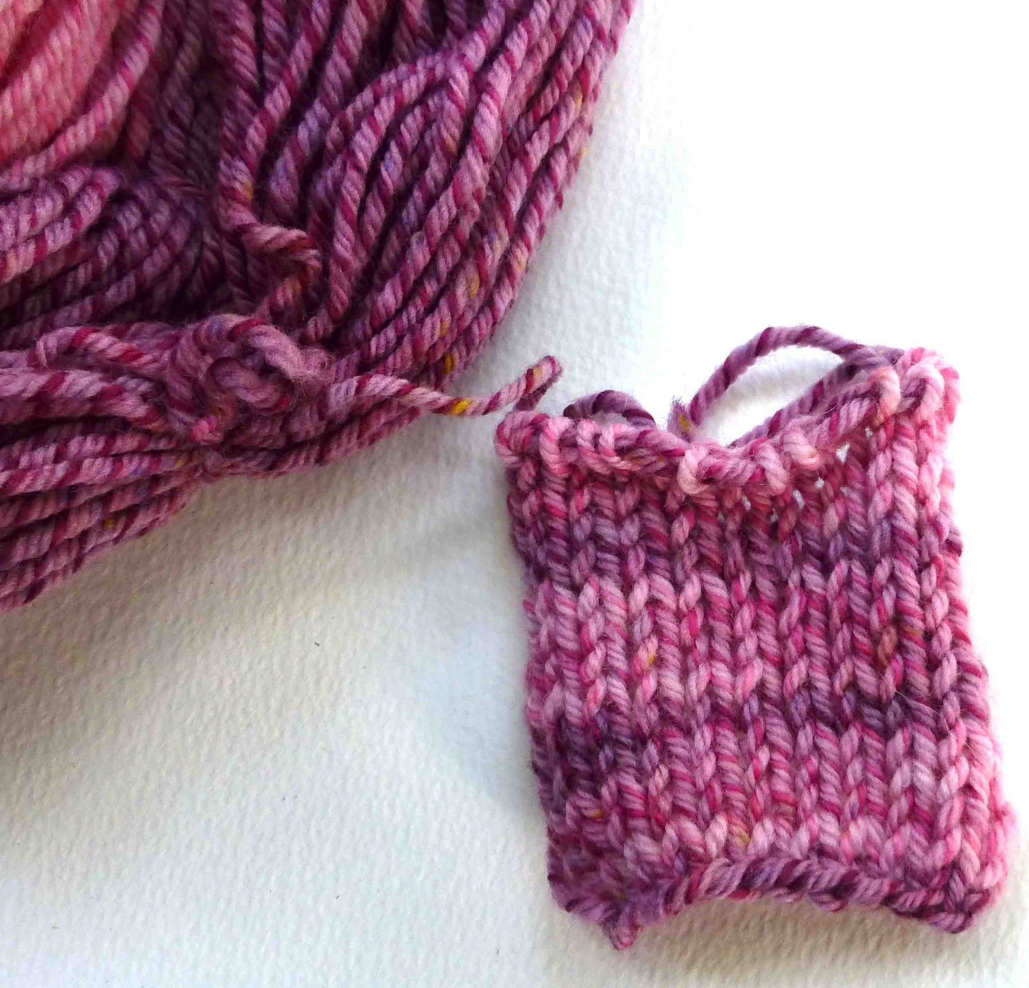 Hand painted 100% merino - "Dappled Ombre" 4 ply, 100g skein