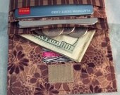 Floral Women's Wallet, Card holder, Change purse, Cash wallet, organizer - Made to Order