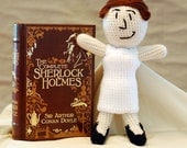 Irene Adler -- BBC Sherlock -- crochet doll