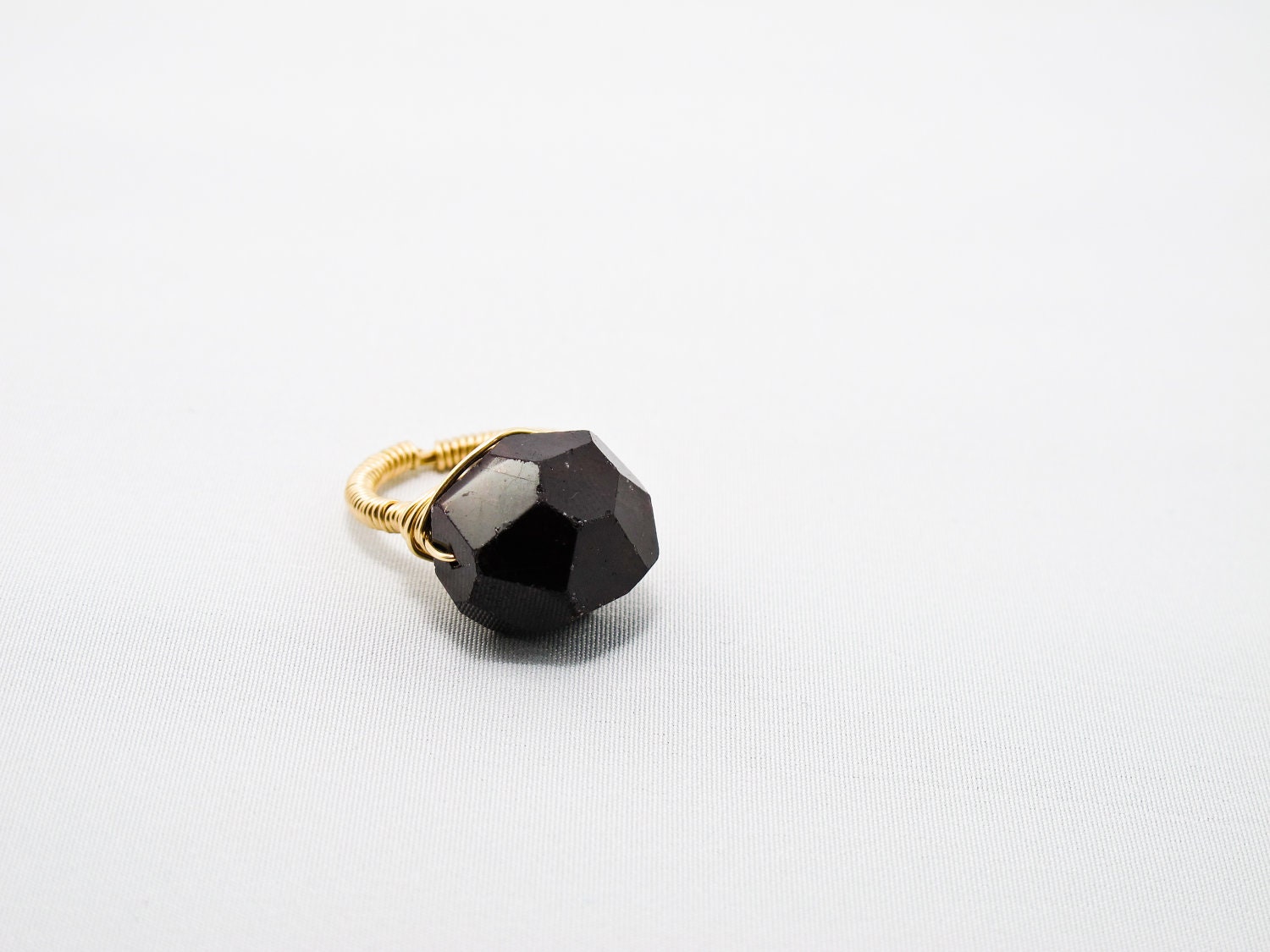 Red Garnet Cocktail Ring