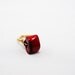 Red Coral Cocktail Ring